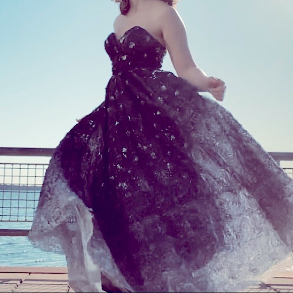 Royal-Blue Aspeed Ball Gown - Picture 1 of 6